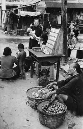 Marketplace scene, China