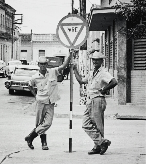 Two standing men, Cuba