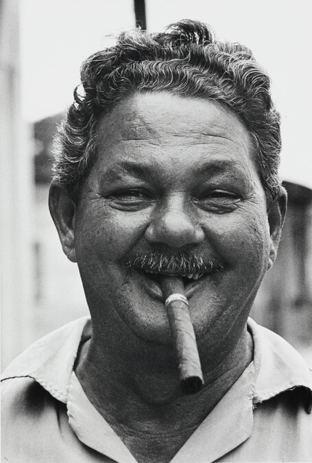 Smiling man with cigar, Cuba