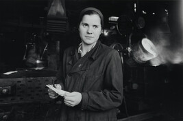 Master Metallurgist Klava Khlebnikova at the ZIS Automobile Factory