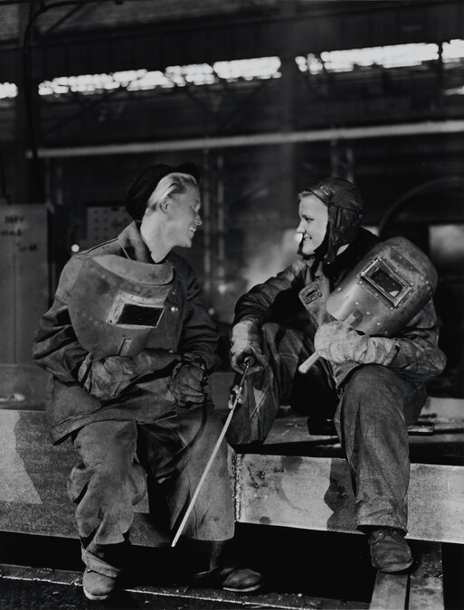 These welders are sisters