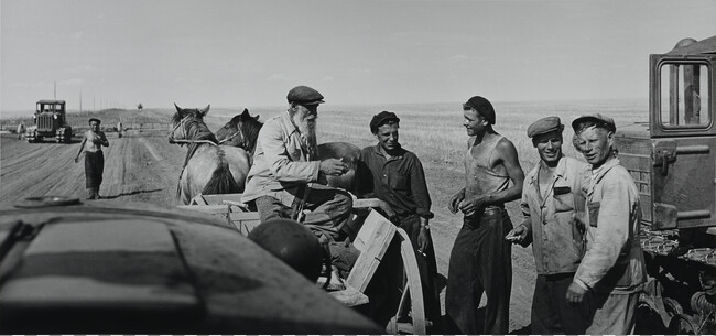 Roadside Gathering at the Collective Farm