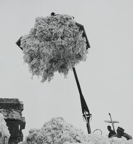 Cotton baling, Samarkand, Uzbekistan