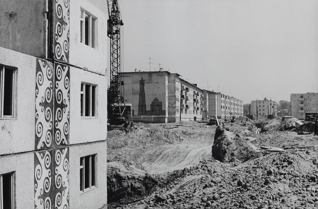 Apartment Complex Construction, Uzbekistan (right panel of panorama)