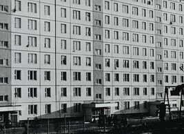 Apartment Building Facade, Tynda Town, Amur, Russia