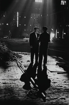 Workers Confer in the Red October Steel Mill, Volgograd