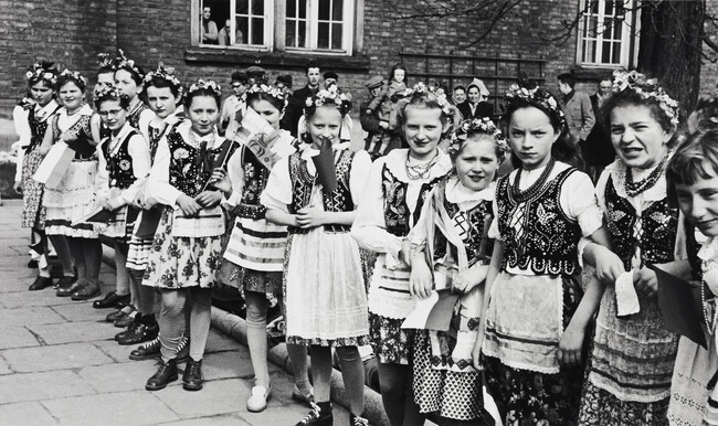 Polish Children in Ethnic Garb