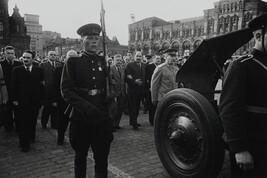 Kalinin's Funeral (left panel of panorama)