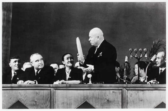 Krushchev with Ear of Corn, Tashkent
