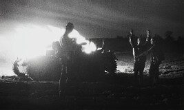 Nighttime capture of a German tank driver