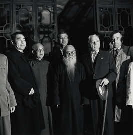 Voroshilov With Monks, China