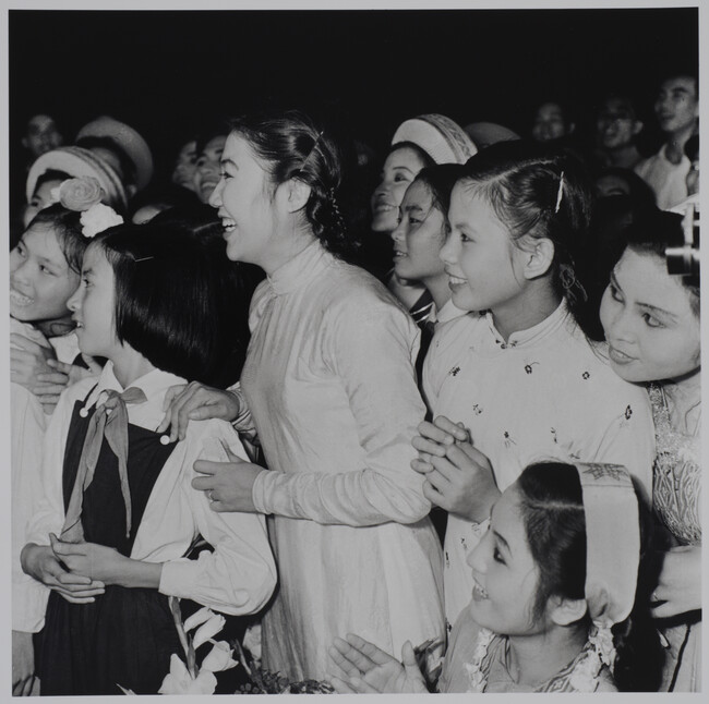 Voroshilov and Ho Chi Minh Greeted by Ecstatic Children, Vietnam (right panel of panorama)