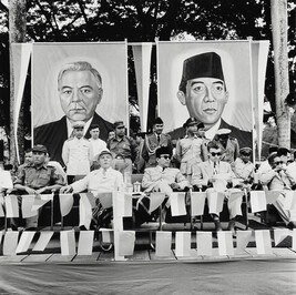 Voroshilov and Sukarno, Indonesia