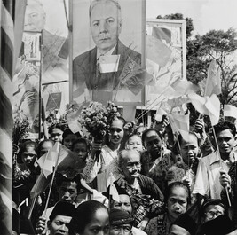 Rally for Voroshilov and Sukarno, Indonesia