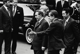Nixon and Brezhnev at Camp David