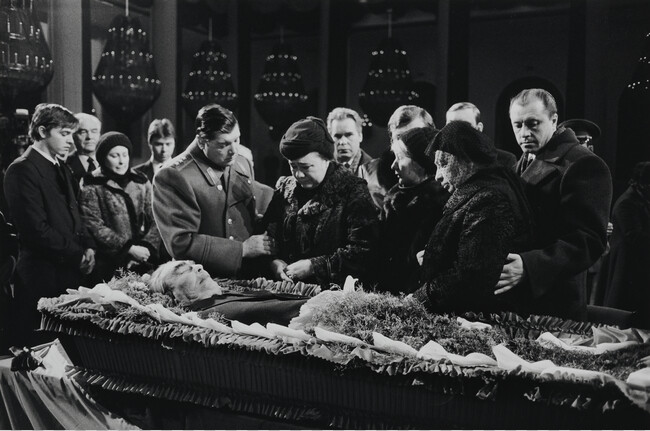 Brezhnev in his Coffin