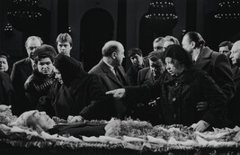 Brezhnev in his Coffin: Galina Points to her Father