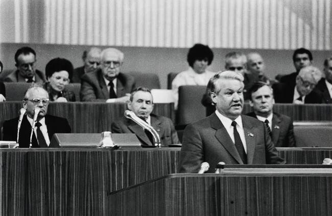 Boris Yeltsin Addresses the Watershed XIX All-Union Communist Party Conference on the Topic of Perestroika, as Gorbachev and Gromyko Reflect on his Words