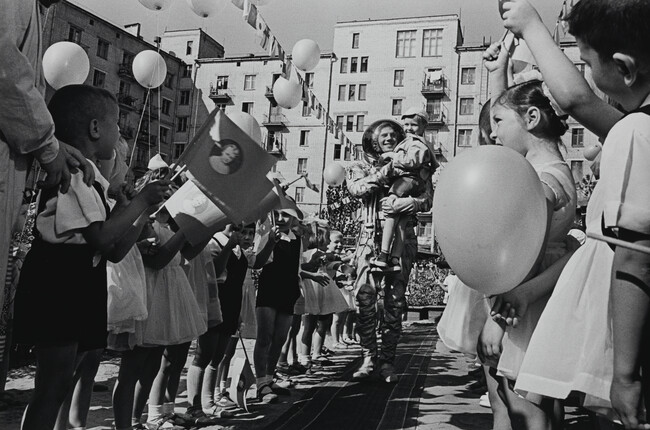 A Cosmonaut's Welcoming Parade, Film Shoot, Moscow