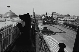 View of the Queue at Lenin's Tomb from the Spasskaya Tower of the Kremlin
