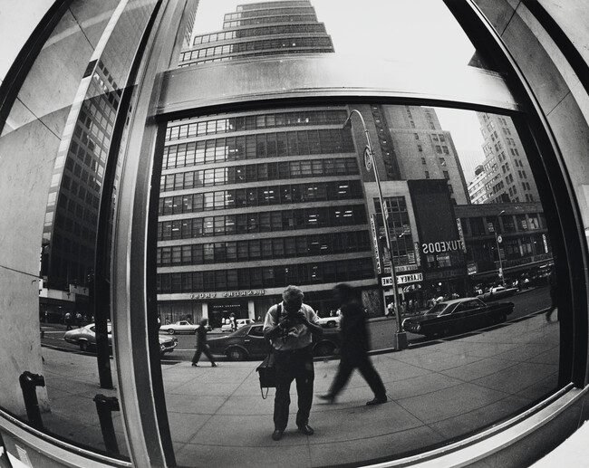 Self-Portrait in mid-town Manhattan