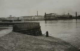River Neva with Old Stock Exchange building in Foreground, Leningrad