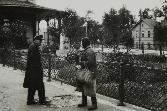 Scene at Railroad Stations Between Moscow and Leningrad