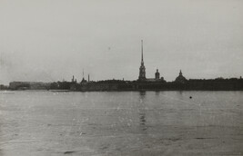 View of the Peter and Paul Fortress from across the Neva River in Leningrad