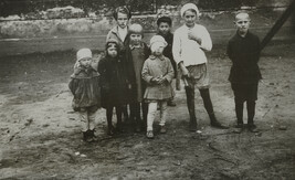 Children in city of Leningrad