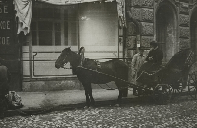 Old Time Drozhka Driver, Moscow