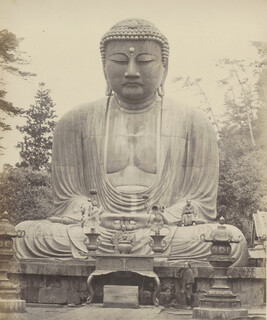 The Bronze Statue of Dai-Bouts, from the Photograph Album (Yokohama, Japan)