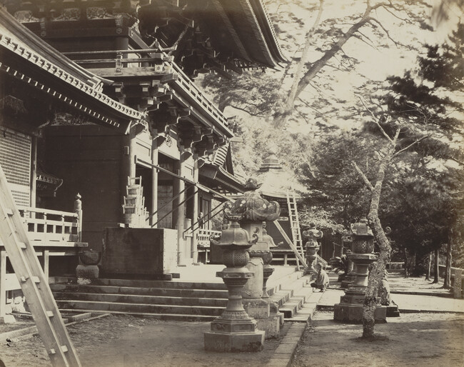 Kamakura - Temple of Hachiman, from the Photograph Album (Yokohama, Japan)