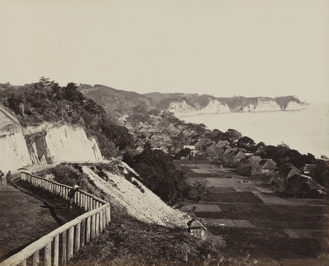 View of New Road - Mississippi Bay, from the Photograph Album (Yokohama, Japan)