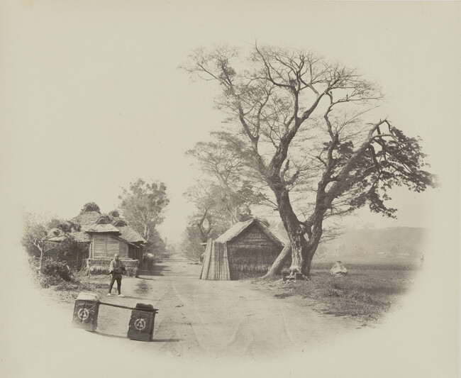 View Near Kamakura Where Major Baldwin & Lieut. Bird Were Murdered, from the Photograph Album (Yokohama, Japan)