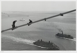 Tightening the Stiffeners for the Catwalk Support Cables, San Francisco Bridge