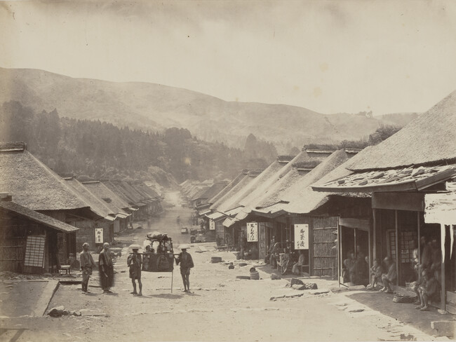 View of Hakoni Village, from the Photograph Album (Yokohama, Japan)
