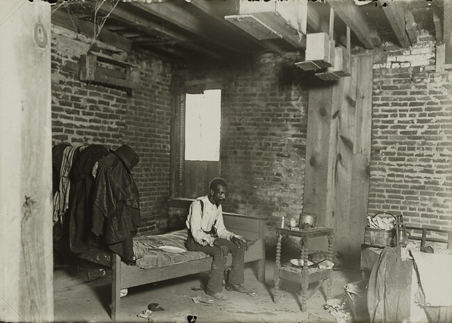 Basement Home of Man Dying of Tuberculosis, Washington, DC