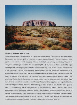 Unexcavated Last Location Site, Uluru (Ayers Rock), Central Australia - journal text (R30), from Ryoichi...