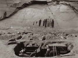 Cadillac Town Car, The Great Gallery, Horseshoe Canyon, Utah, U.S.A. (R17), from Ryoichi Excavations