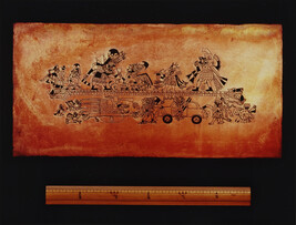 Copper Plate Artifact Found at Moche, Peru Excavation (R1/-), from Ryoichi Excavations