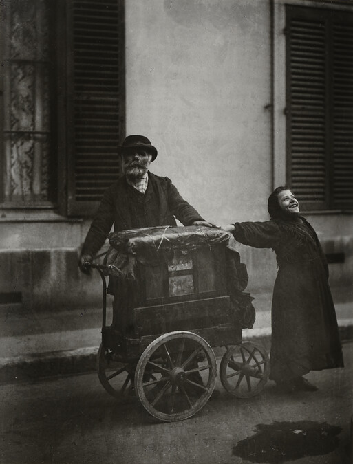 Organ Grinder and Street Musician, number 16 of 20, from an untitled portfolio