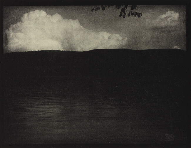 The Big White Cloud - Lake George, plate 22 in the book Steichen