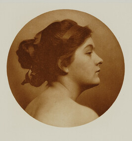 A Study Head; from the portfolio American Pictorial Photography, Series Two