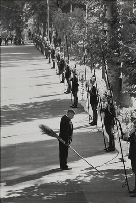 Inspecting Guards/ Teheran, 1967; from the portfolio Photographs: Elliott Erwitt