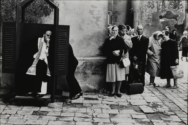 Confessional/ Czestochowa, Poland, 1964; from the portfolio Photographs: Elliott Erwitt
