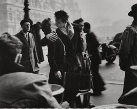 Le Baiser du Trottoir (Kiss on the Sidewalk), number 2 of 15, from the portfolio Robert Doisneau