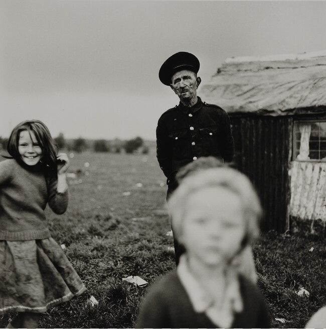 Chimney Sweep and Children, Ireland, from the portfolio Alen MacWeeney