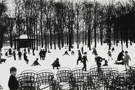 Enfants dans la première neige (Children in the first snow), Paris, 1955, number 2 of 15, from the...