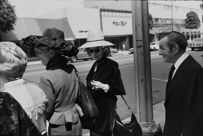 Women in Hats at Street Corner, 1979 (Beverly Hills, CA), number 6, from the portfolio Women Are Beautiful