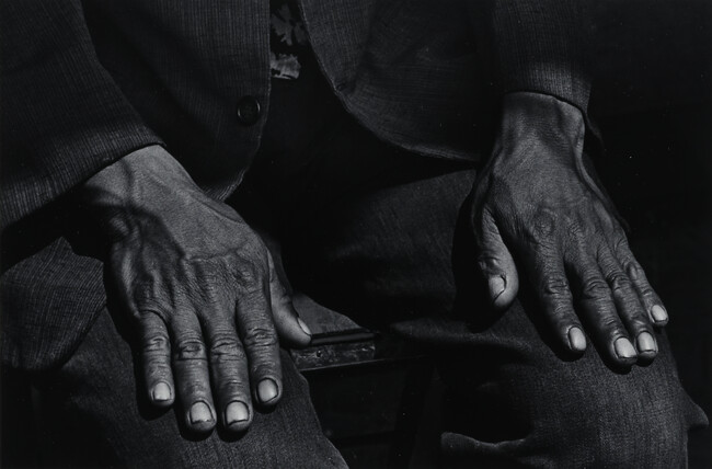 Hands of a Guatemalan Indian, Santa Cruz del Quiche, number 10, from the portfolio, Itinerant Images of Guatemala